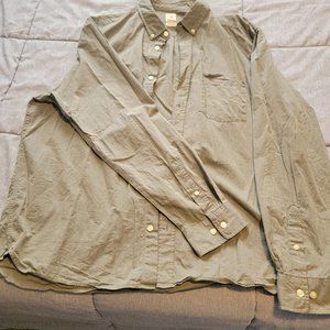 H&M Pale Green Button Up Shirt XL